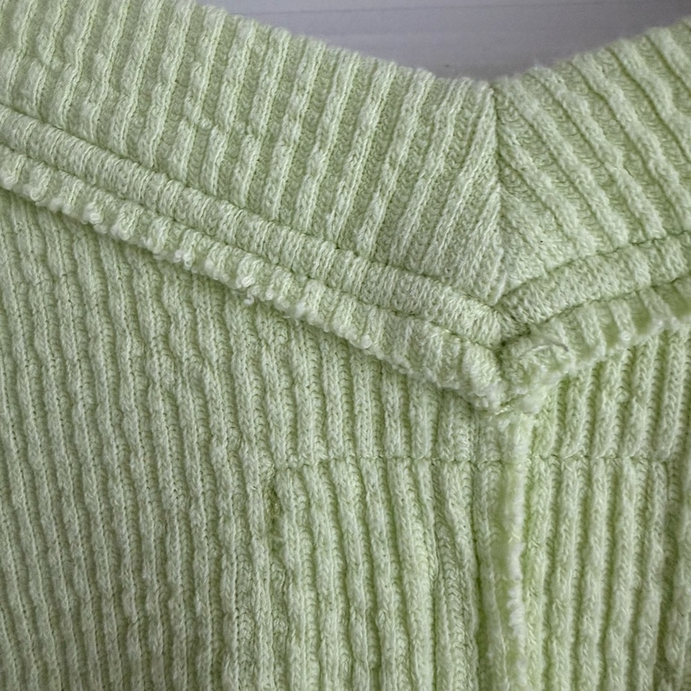 Aerie Lime Green Oversized Shirt XL - Picture 6 of 9